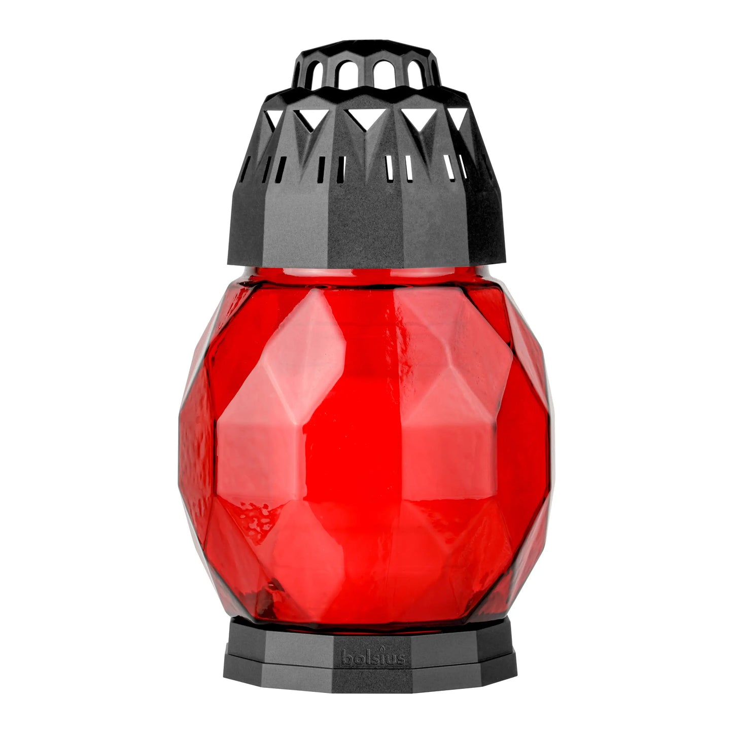 Grablaterne Diamant-Optik Rot inkl. Nachfüller – 178/108 mm
