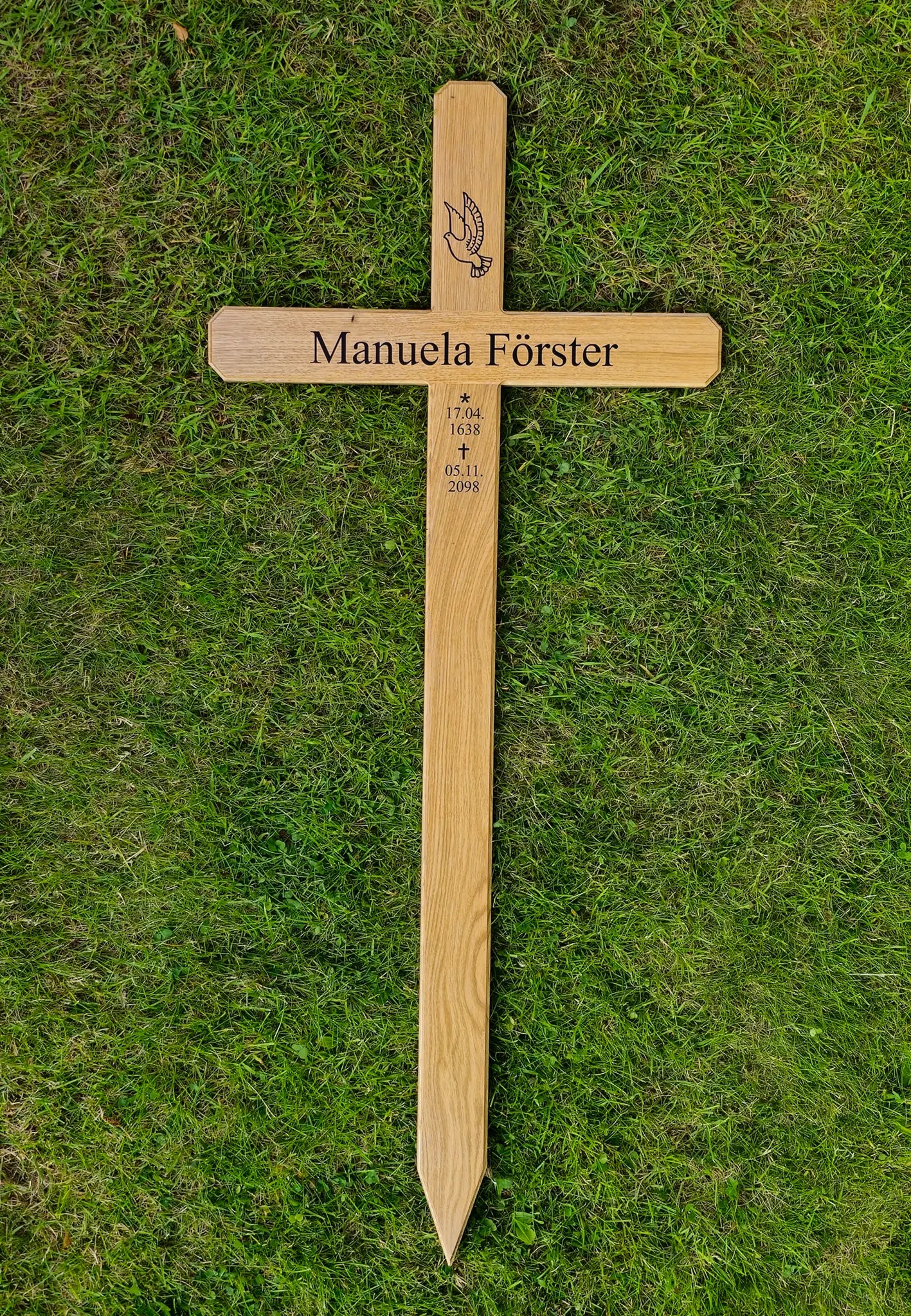 Grabkreuz aus Holz