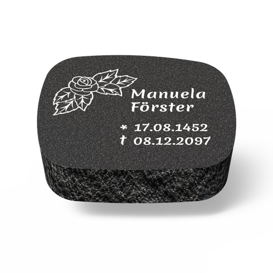 Zeitlos elegante Grabplatte 40 x 30 x 12 cm