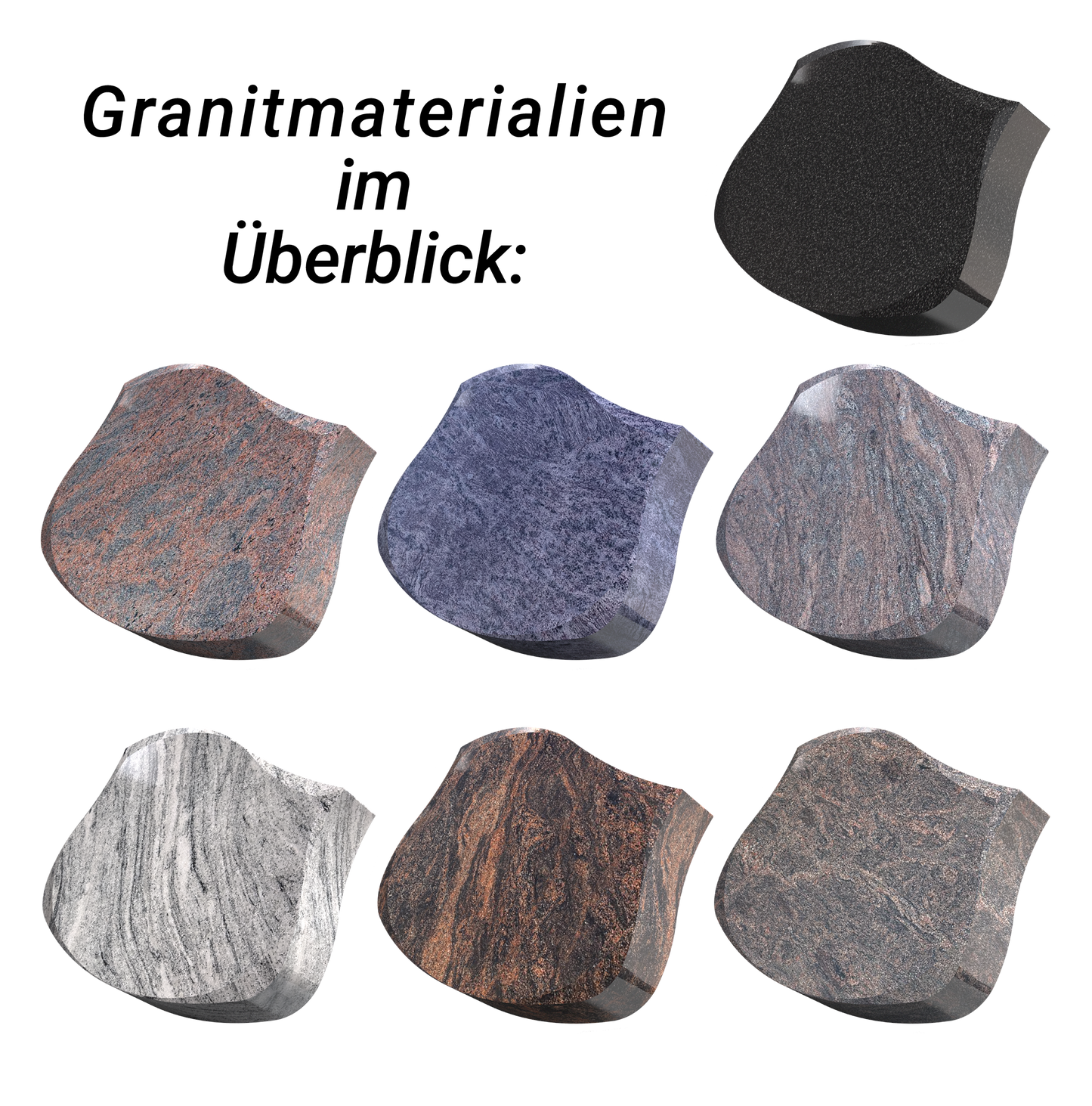 Grabplatte mit Charakter 40 x 30 x 6 cm