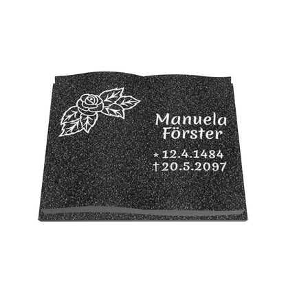 Grabstein Buch modern 40 x 30 x 6 cm